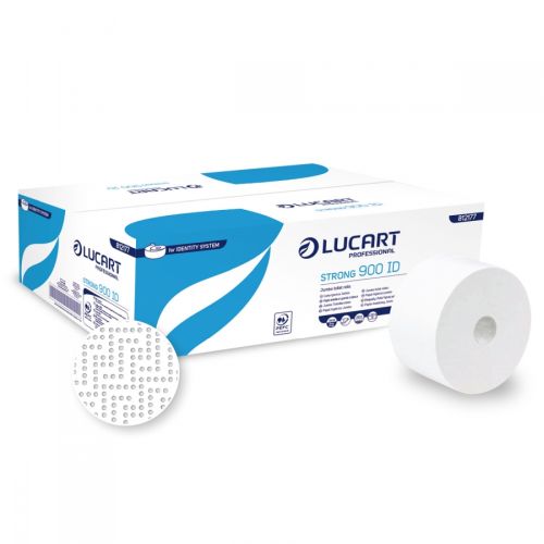 Lucart Toilettenpapier Jumbo Rolls 2-lag. Strong 900 ID