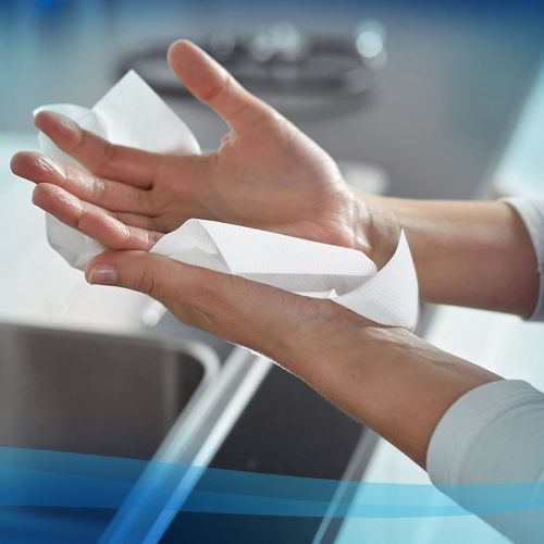 Kimberly-Clark 6663 Scott Papierhandtücher 1-lag. weiß