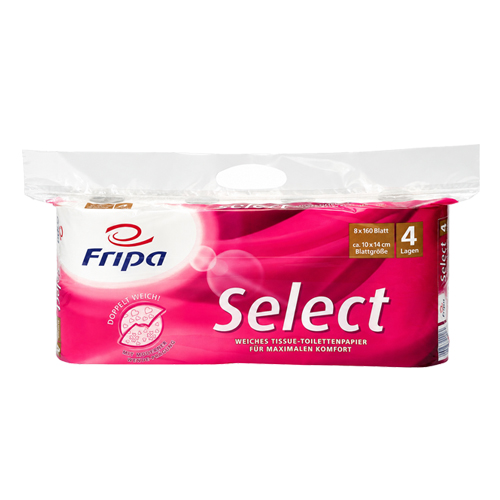 Fripa Toilettenpapier Select 4-lagig