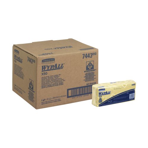 Kimberly-Clark 7443 Wypall X50 Wischtücher gelb Kimberly-Clark 7443 Wypall X50 Wischtücher gelb