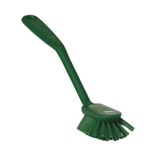 Vikan Spülbürste mit Kratzkante 280 mm, medium Borste grün Vikan Spülbürste mit Kratzkante 280 mm, medium Borste grün