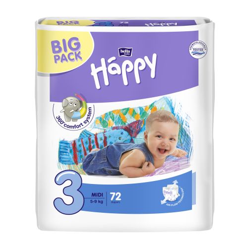 Bella Happy Babywindeln Midi Gr. 3 Bella Happy Babywindeln Midi Gr. 3