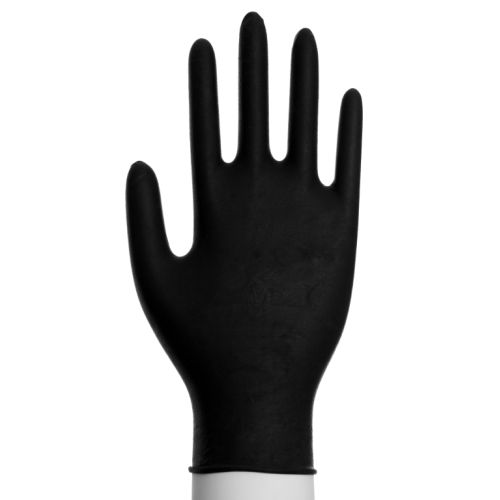 Abena Nitril Classic Sensitiv Handschuh XL, schwarz