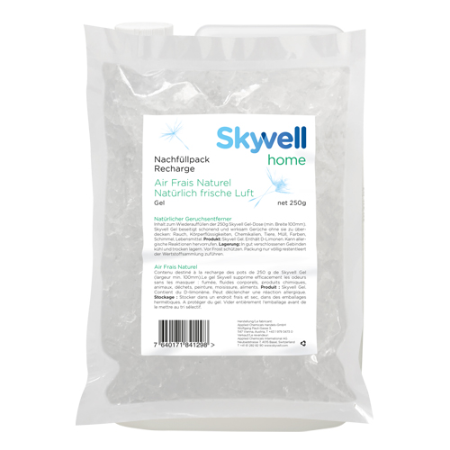 Skyvell Geruchsentferner-Gel 250 gr. Nachfüllbeutel