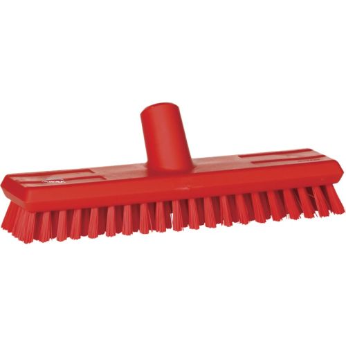 Vikan Schrubber mit Wasserdurchlauf, 270 mm, extra hart, rot Vikan Schrubber mit Wasserdurchlauf, 270 mm, extra hart, rot
