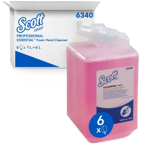 Kleenex 6340 Luxuriöser Schaumseife 6x1 ltr. Kleenex 6340 Luxuriöser Schaumseife 6x1 ltr.