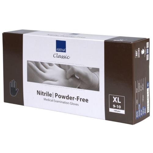 Abena Nitril Classic Sensitiv Handschuh XL, schwarz Abena Nitril Classic Sensitiv Handschuh XL, schwarz