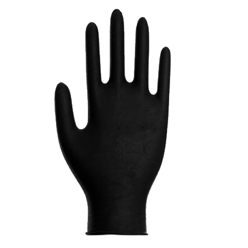 Nitril Handschuh puderfrei, schwarz Nitril Handschuh puderfrei, schwarz