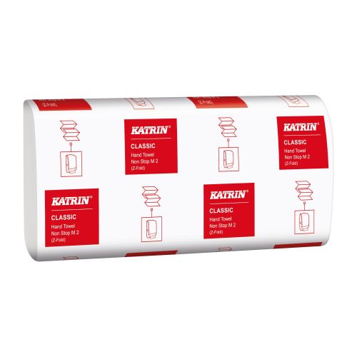 Katrin Falthandtuch Classic Non-Stop M2, 2-lag. 20,3x24cm weiß