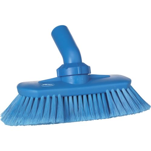 Vikan Waschbürste mit Drehgelenk & Wasserdurchlauf, 240 mm, weich/gesplisst, blau Vikan Waschbürste mit Drehgelenk & Wasserdurchlauf, 240 mm, weich/gesplisst, blau