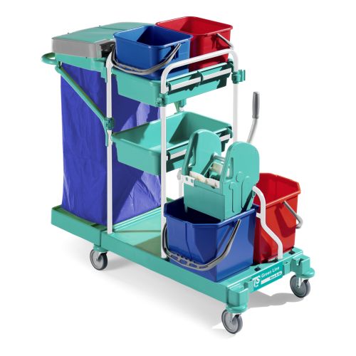 Reinigungswagen TTS Green 150, Putzwagen Reinigungswagen TTS Green 150, Putzwagen