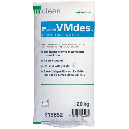 Mwash VMdes Top Desinfektionswaschmittel 20 kg Mwash VMdes Top Desinfektionswaschmittel 20 kg