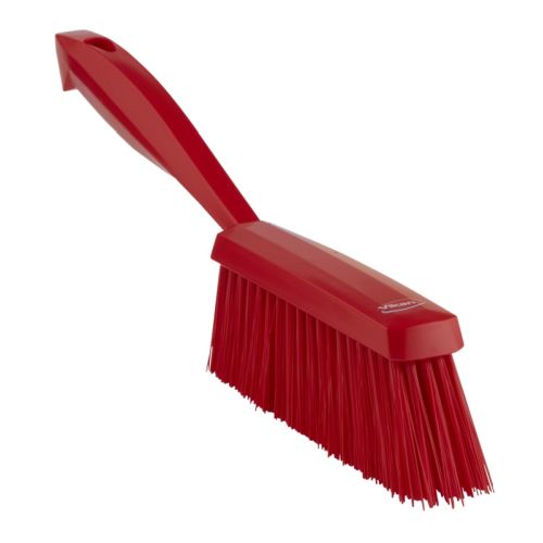 Vikan Handfeger 330 mm medium Borste rot