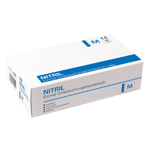 Nitril Handschuh puderfrei, M