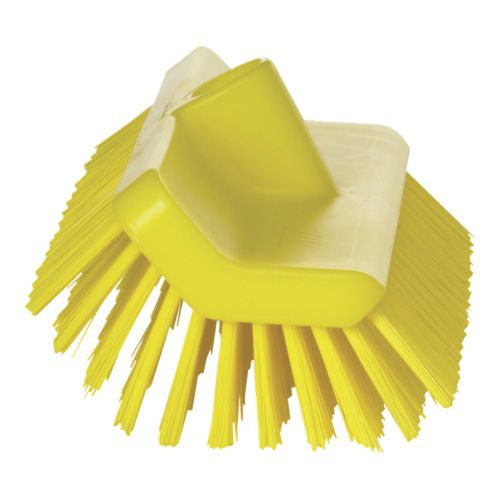 Vikan High-Low-Bürste/Winkelschrubber, 265 mm, medium, gelb Vikan High-Low-Bürste/Winkelschrubber, 265 mm, medium, gelb