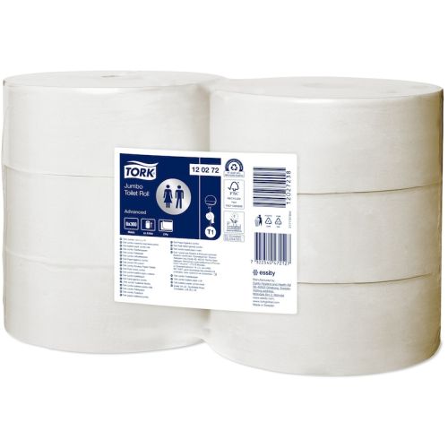 Tork T1 Jumbo Toilettenpapier, Advanced, 2-lagig weiß