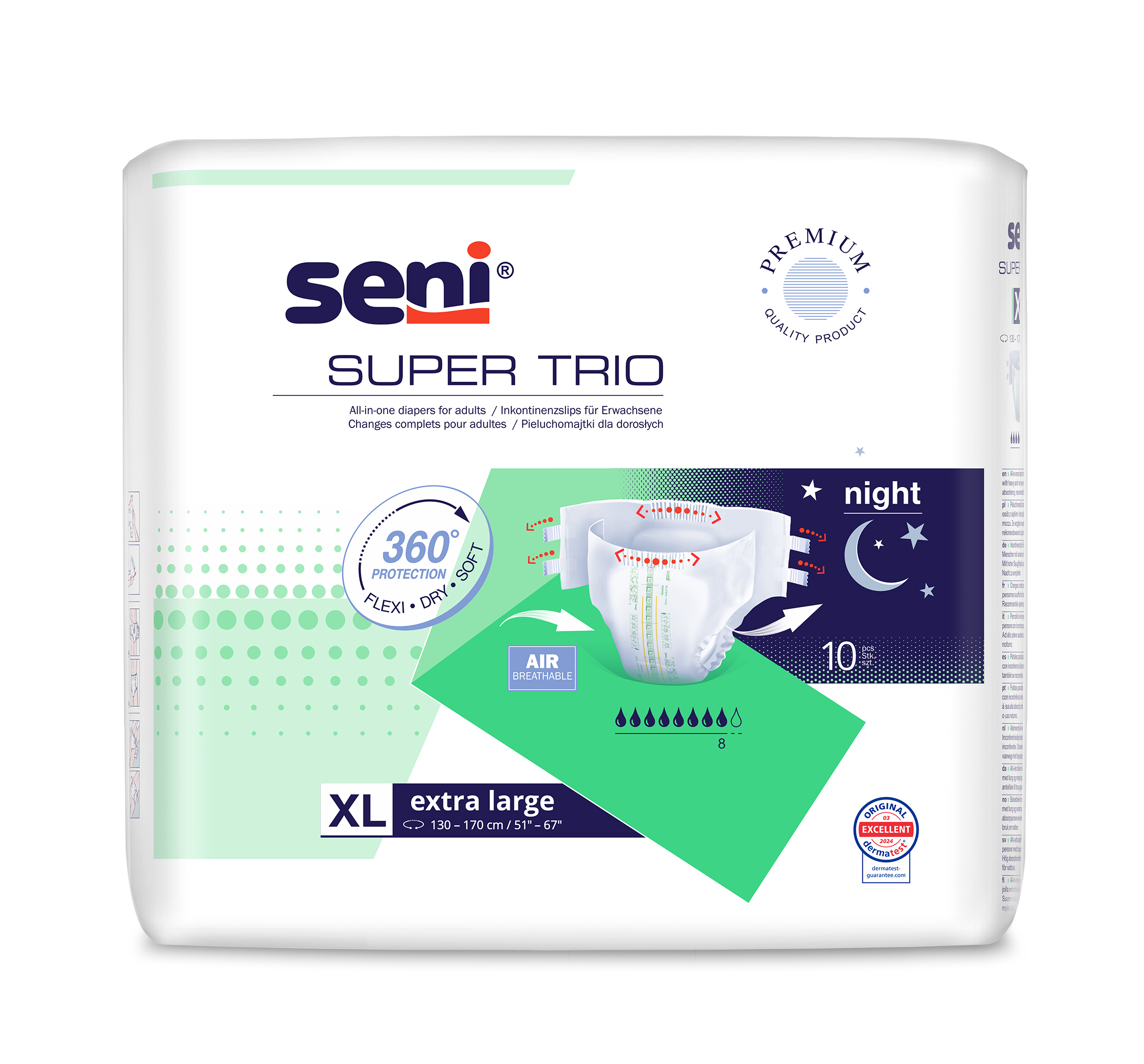 Seni Super Trio Extra Large, - Nacht -