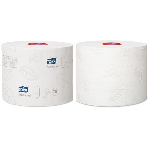 Tork Midi Toilettenpapier Advanced 2-lagig weiß Tork Midi Toilettenpapier Advanced 2-lagig weiß