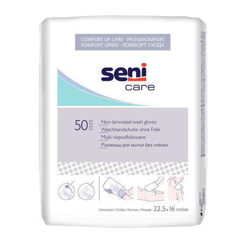 Seni Care Waschhandschuhe 16x22,5 cm Seni Care Waschhandschuhe 16x22,5 cm