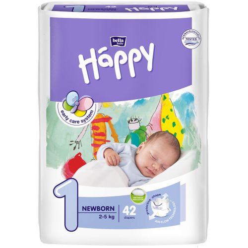 Bella Happy Babywindeln New Born Gr. 1 Babywindel