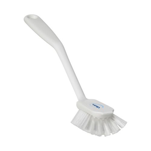 Vikan Spülbürste mit Kratzkante 280 mm, medium Borste weiss Vikan Spülbürste mit Kratzkante 280 mm, medium Borste weiss