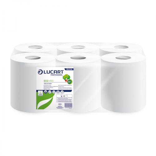 Lucart Handtuchrolle Innenabrollung ECO 450, 2-lag. 450 Abrisse