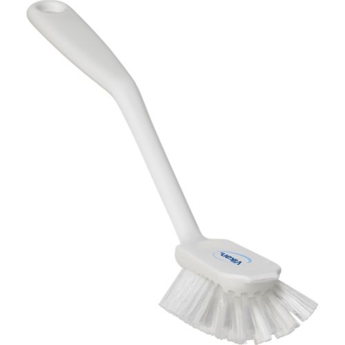 Vikan Spülbürste mit Kratzkante 280 mm, medium Borste weiss