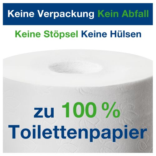 Tork Doppelrollenspender für hülsenloses Midi Toilettenpapier Tork Doppelrollenspender für hülsenloses Midi Toilettenpapier