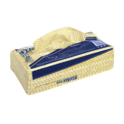 Kimberly-Clark 7443 Wypall X50 Wischtücher gelb Kimberly-Clark 7443 Wypall X50 Wischtücher gelb
