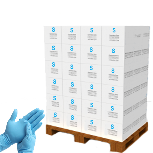 1 Palette (600 Boxen) Nitril Handschuhe puderfrei blau, S 1 Palette (600 Boxen) Nitril Handschuhe puderfrei blau, S