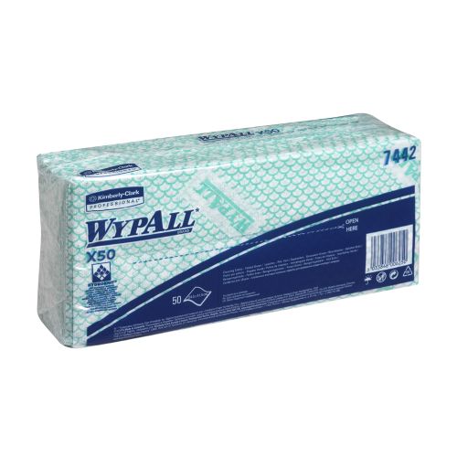 Kimberly-Clark 7442 Wypall X50 Wischtücher grün Kimberly-Clark 7442 Wypall X50 Wischtücher grün