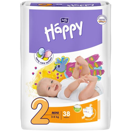 Bella Happy Babywindeln Mini Gr. 2 Babywindel