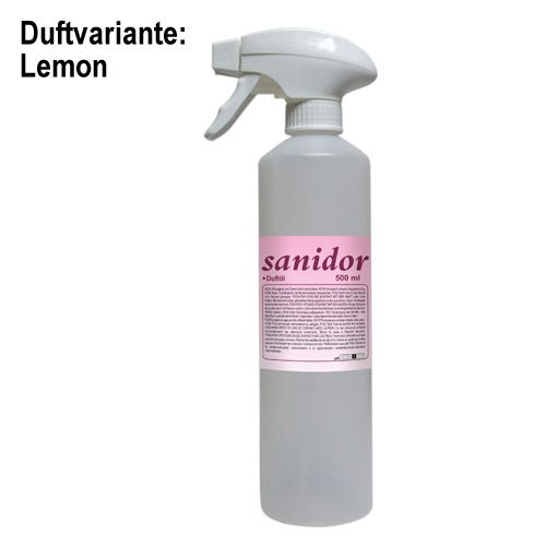 Pramol Sanidor Duftöl LEMON 500 ml, Sprühflasche Pramol Sanidor Duftöl LEMON 500 ml, Sprühflasche