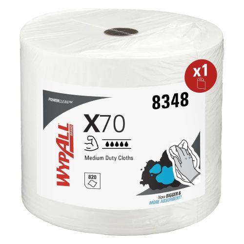 Kimberly-Clark 8348 WypAll X70 Wischtücher - Putztuchrolle Kimberly-Clark 8348 WypAll X70 Wischtücher - Putztuchrolle