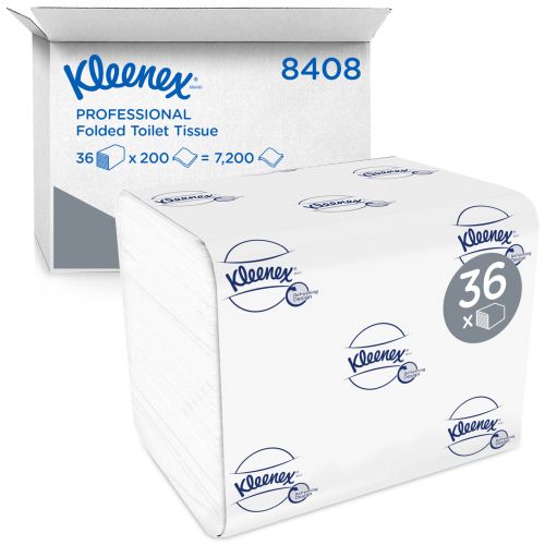 Kimberly-Clark 8408 Kleenex Ultra Toilettenpapier - Einzelblattsystem