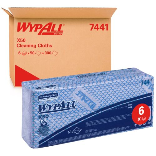 Kimberly-Clark Wypall X50 Wischtücher Kimberly-Clark Wypall X50 Wischtücher