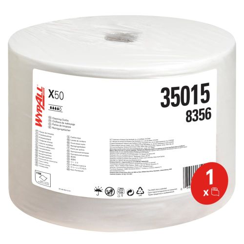 Kimberly-Clark 8356 WypAll X50 General Clean Reinigungstücher - Jumborolle 1.100 Blatt