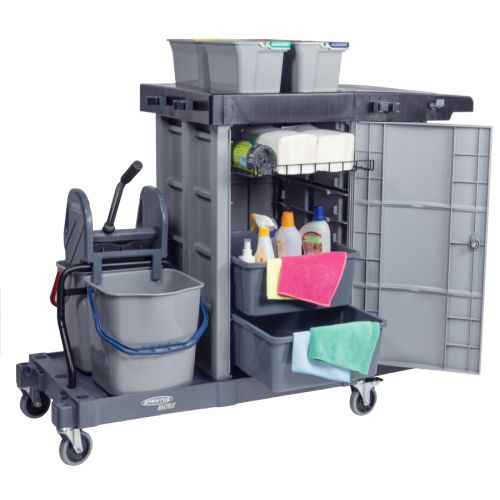 Sprintus MatriX-Press, Reinigungswagen inkl. Mopp-Presse, abschließbar