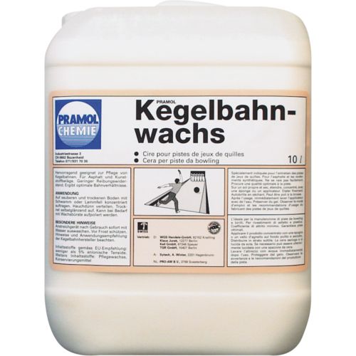 Pramol Kegelbahnwachs 10 ltr. Pramol Kegelbahnwachs 10 ltr.