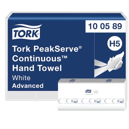 Tork PeakServe Endlos-Handtücher H5-System, 1-lagig, weiß Tork PeakServe Endlos-Handtücher H5-System, 1-lagig, weiß