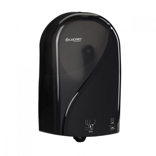 Lucart Identity Autocut Toilettenpapier-Spender schwarz Lucart Identity Autocut Toilettenpapier-Spender schwarz