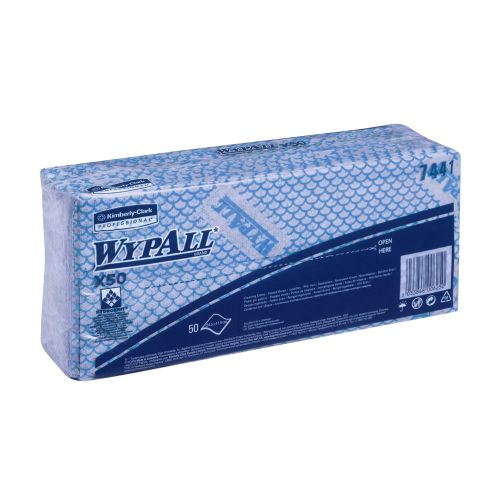 Kimberly-Clark 7441 Wypall X50 Wischtücher blau Kimberly-Clark 7441 Wypall X50 Wischtücher blau