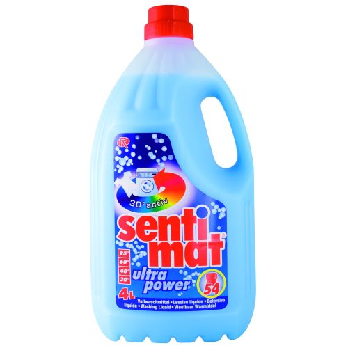 Vollwaschmittel Rösch Sentimat Ultra power 54 WL, 4 ltr.
