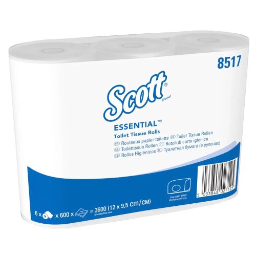 Kimberly-Clark Essential 8517 Scott Toilettenpapier 2 lagig 600 Blatt