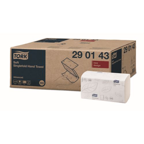 Tork Advanced Papierhandtücher H3 2-lag. 23x22,6 cm Tork Advanced Papierhandtücher H3 2-lag. 23x22,6 cm