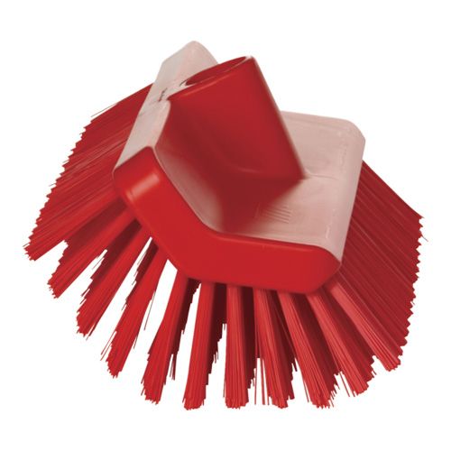 Vikan High-Low-Bürste/Winkelschrubber, 265 mm, medium, rot