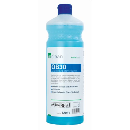 mclean Alkohol Glanzreiniger OB30 1 ltr. mclean Alkohol Glanzreiniger OB30 1 ltr.