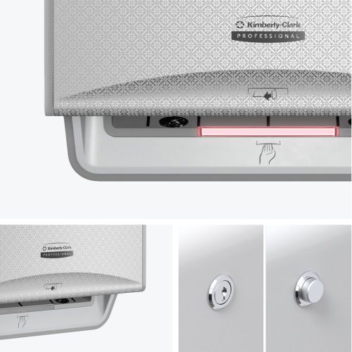 Kimberly-Clark 53691 ICON automatischer Rollenhandtuchspender, Mosaikdesign Kimberly-Clark 53691 ICON automatischer Rollenhandtuchspender, Mosaikdesign