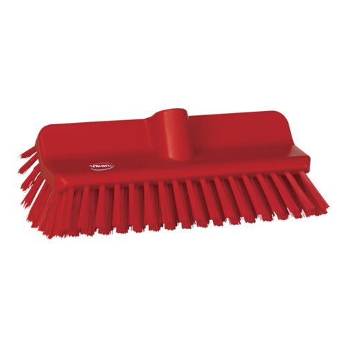 Vikan High-Low-Bürste/Winkelschrubber, 265 mm, medium, rot